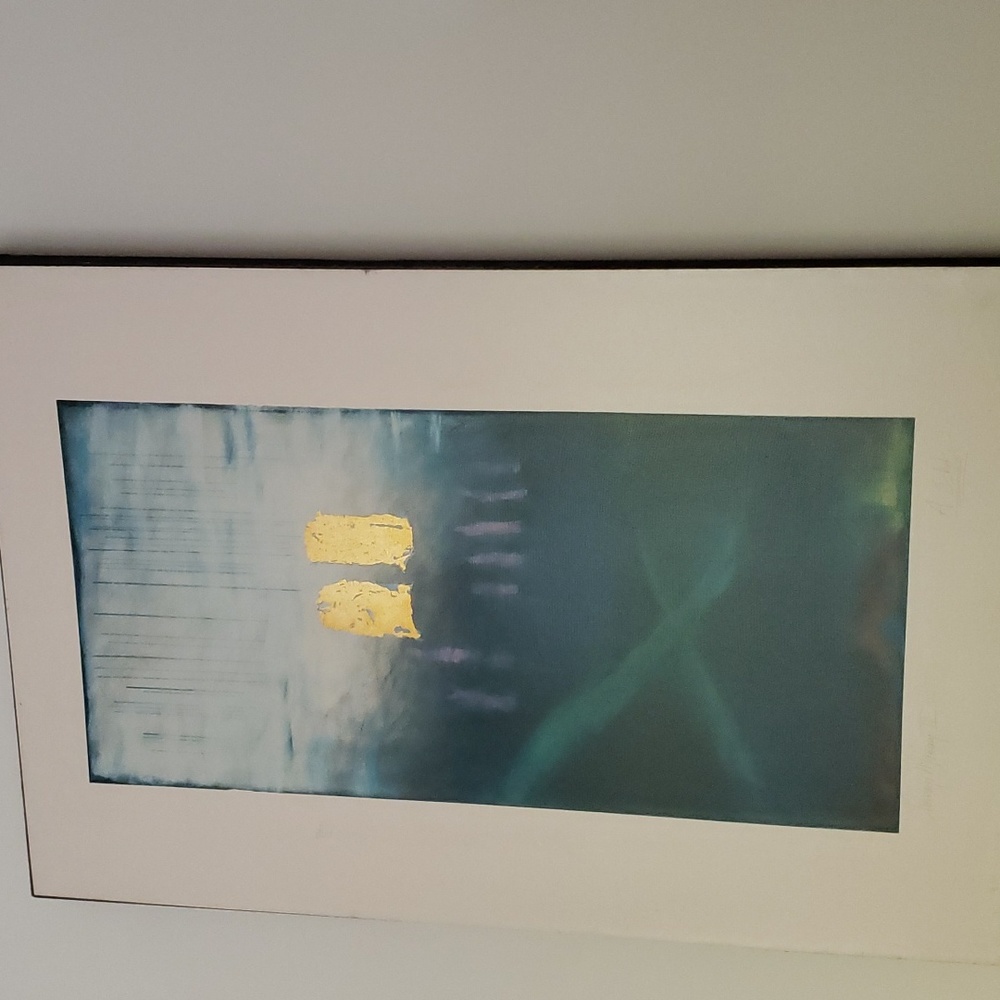 Italian signed abstract painting